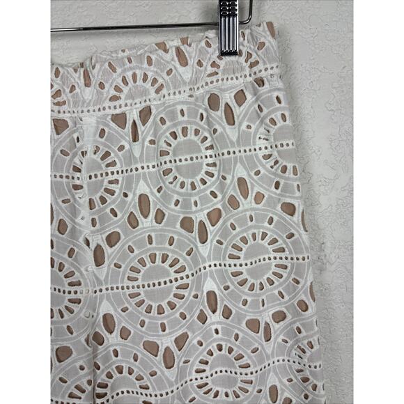 Anthropologie Red Carter Womens Deck Lace Pants Size Small White‎ Boho Bridal - Picture 5 of 10